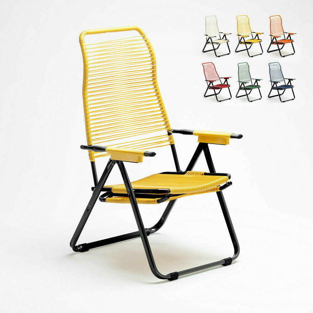Nuova sedia sdraio modello cordonata schienale ergonomico made in Italy -  Aldo Buonocore